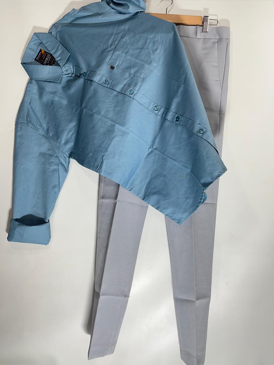 Combo Of Shirt And Grey Pant