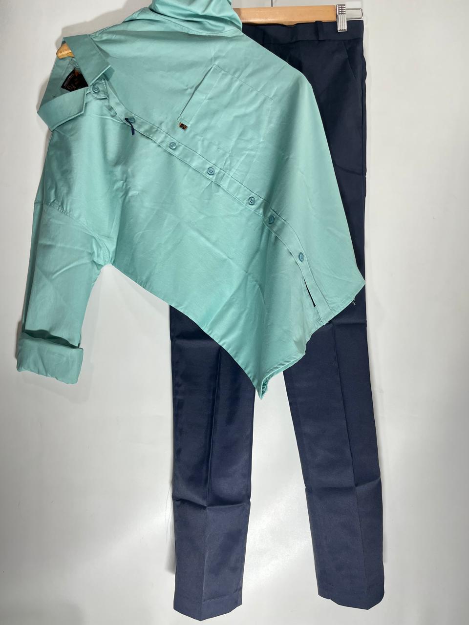 Combo Of Shirt And Navy Blue Pant