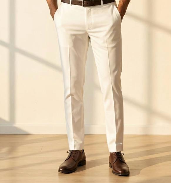 Premium White Formal Pant