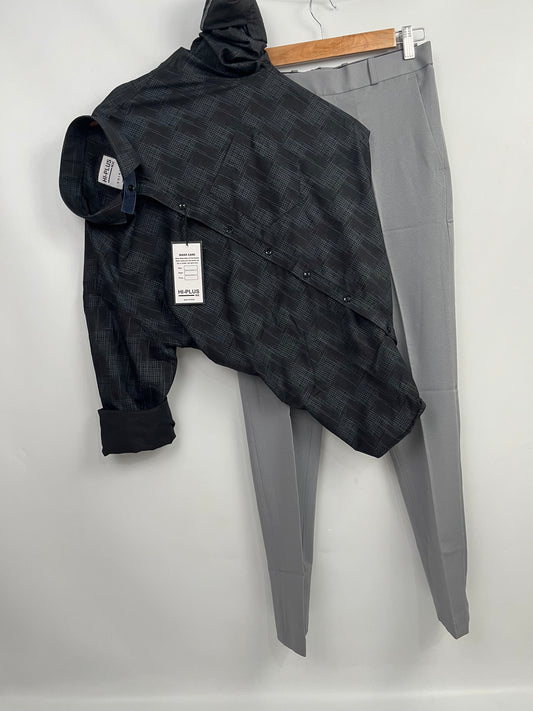 Combo Of Printed Shirt And Grey Pant