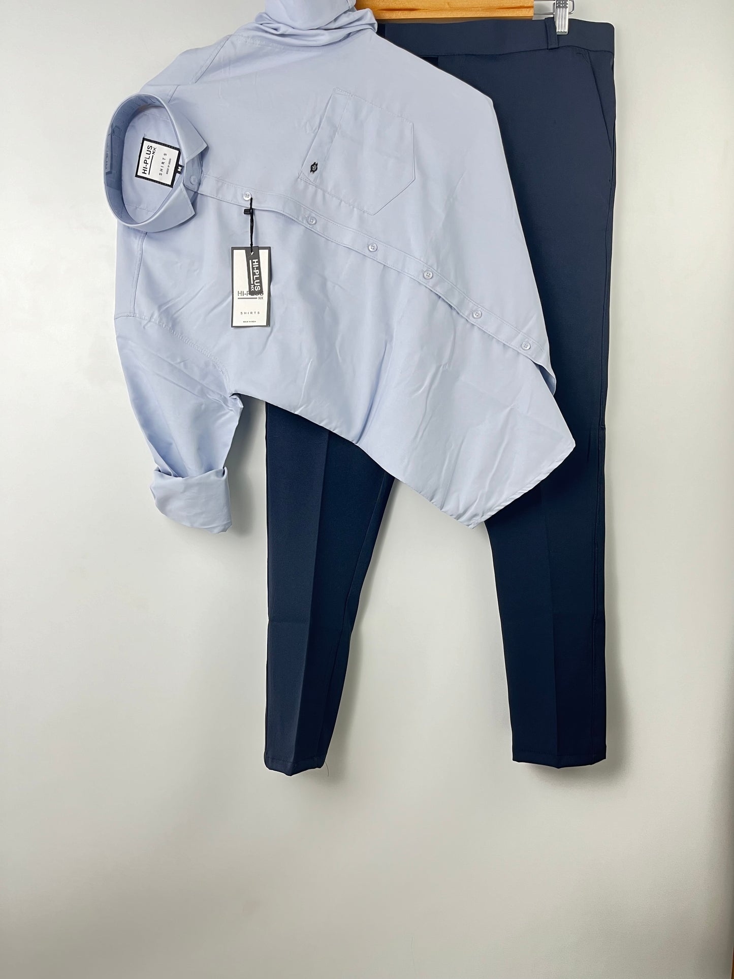 Combo Of Shirt And Navy Blue Pant