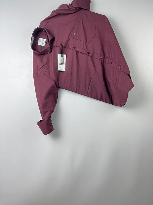 Burgundy Cotton Shirt