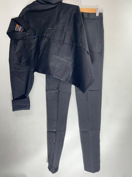 Combo Of Black Shirt And Black Pant