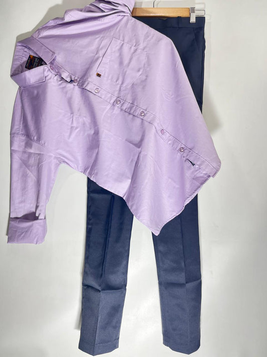 Combo Of Shirt And Navy Blue Pant