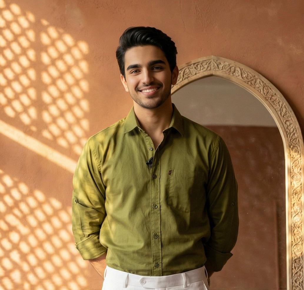 Classic Olive Cotton Shirt