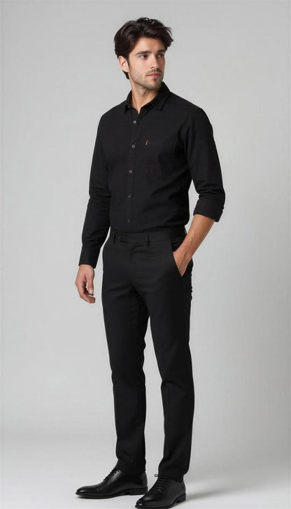 Classic Black Cotton Formal Combo