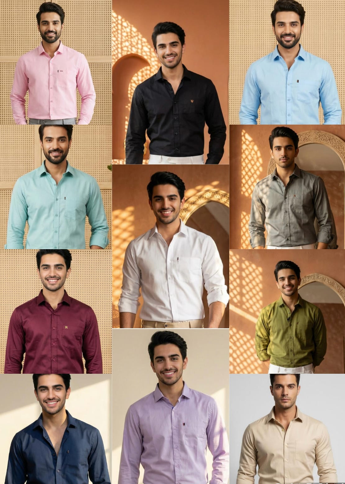 Pick Any 2 Premium Cotton Formal Shirts – Customize Your Combo