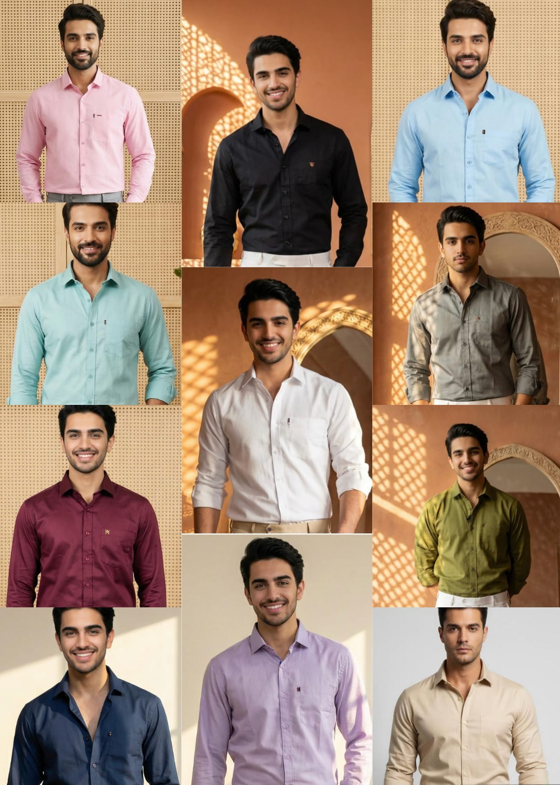 Pick Any 2 Premium Cotton Formal Shirts – Customize Your Combo