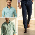 Premium Formal Wear Combo – 2 Shirts + 1 Formal Pant