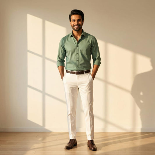 Premium White Formal Pant