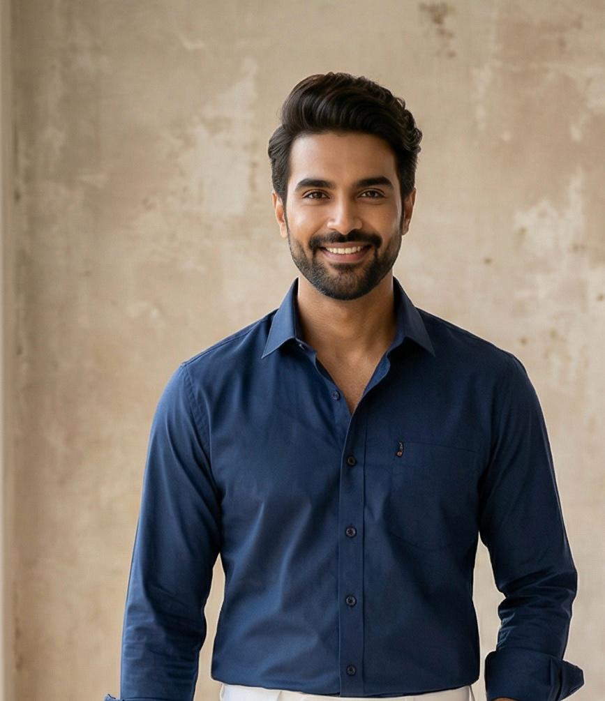 Premium Cotton Formal Shirt Combo – Lavender, Gray & Navy Blue (Pack of 3)